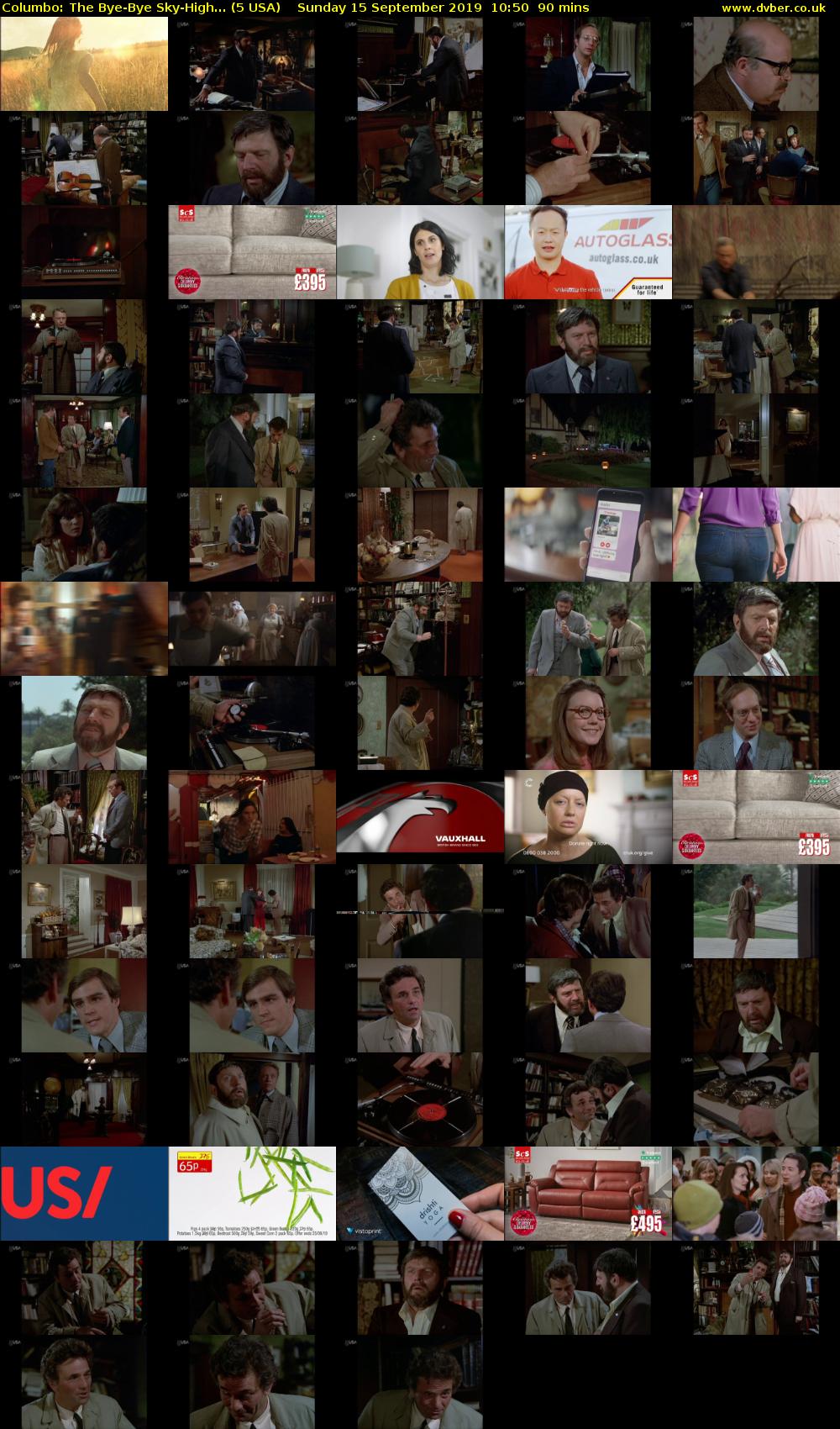 Columbo: The Bye-Bye Sky-High... (5 USA) Sunday 15 September 2019 10:50 - 12:20