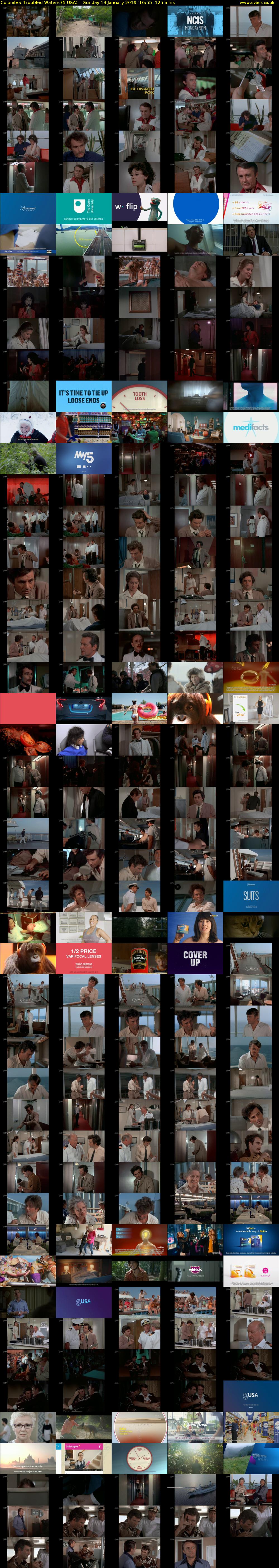 Columbo: Troubled Waters (5 USA) Sunday 13 January 2019 16:55 - 19:00