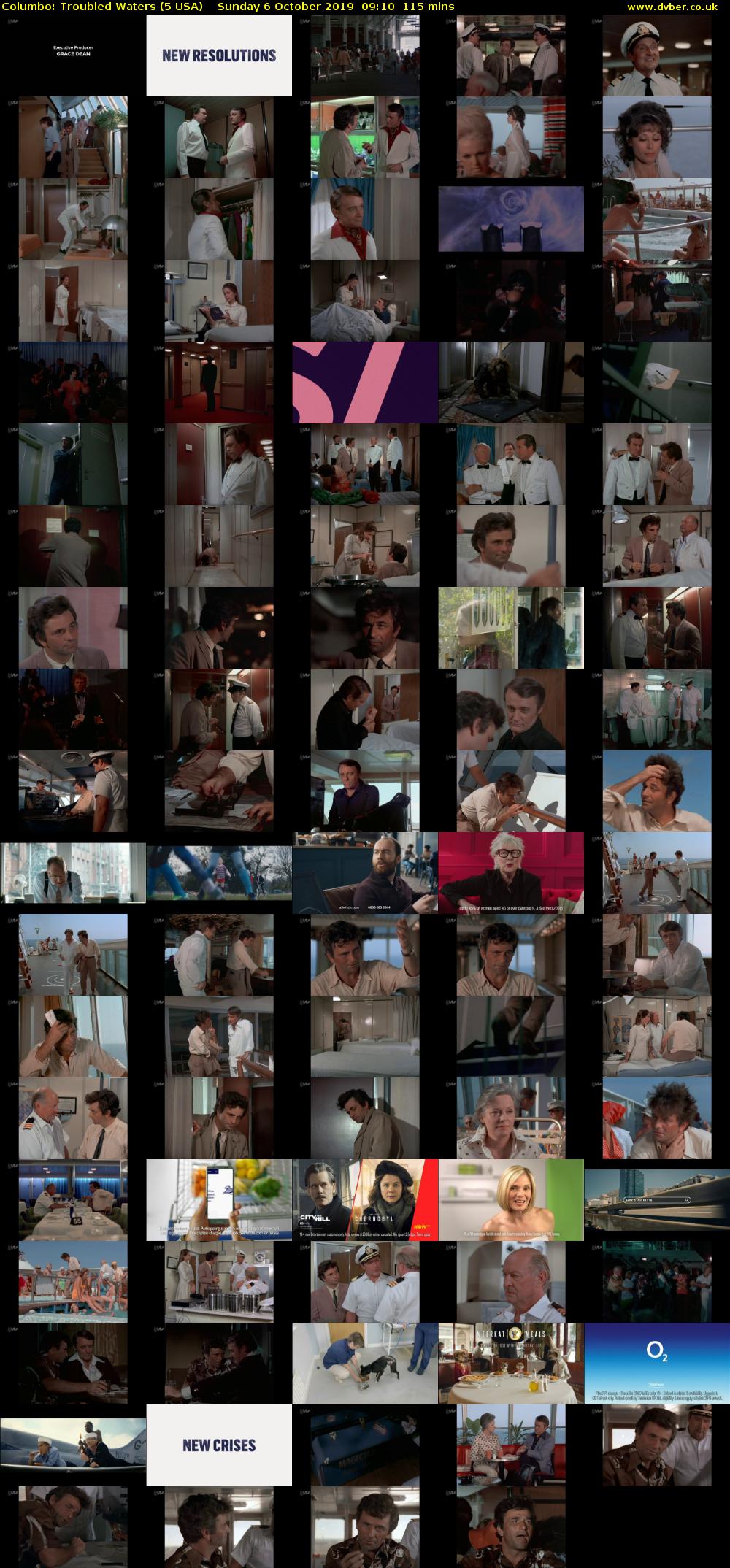 Columbo: Troubled Waters (5 USA) Sunday 6 October 2019 09:10 - 11:05