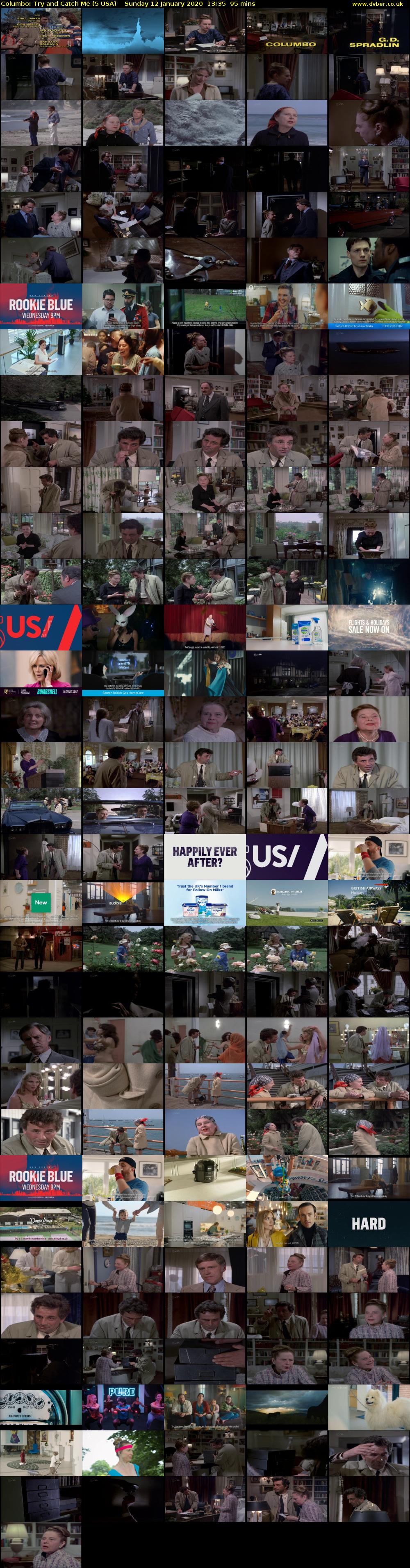 Columbo: Try and Catch Me (5 USA) Sunday 12 January 2020 13:35 - 15:10