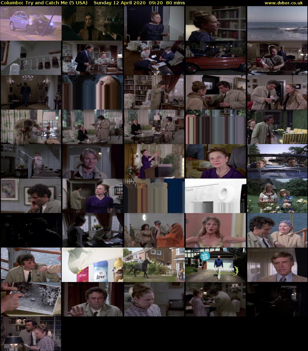 Columbo: Try and Catch Me (5 USA) Sunday 12 April 2020 09:20 - 10:40
