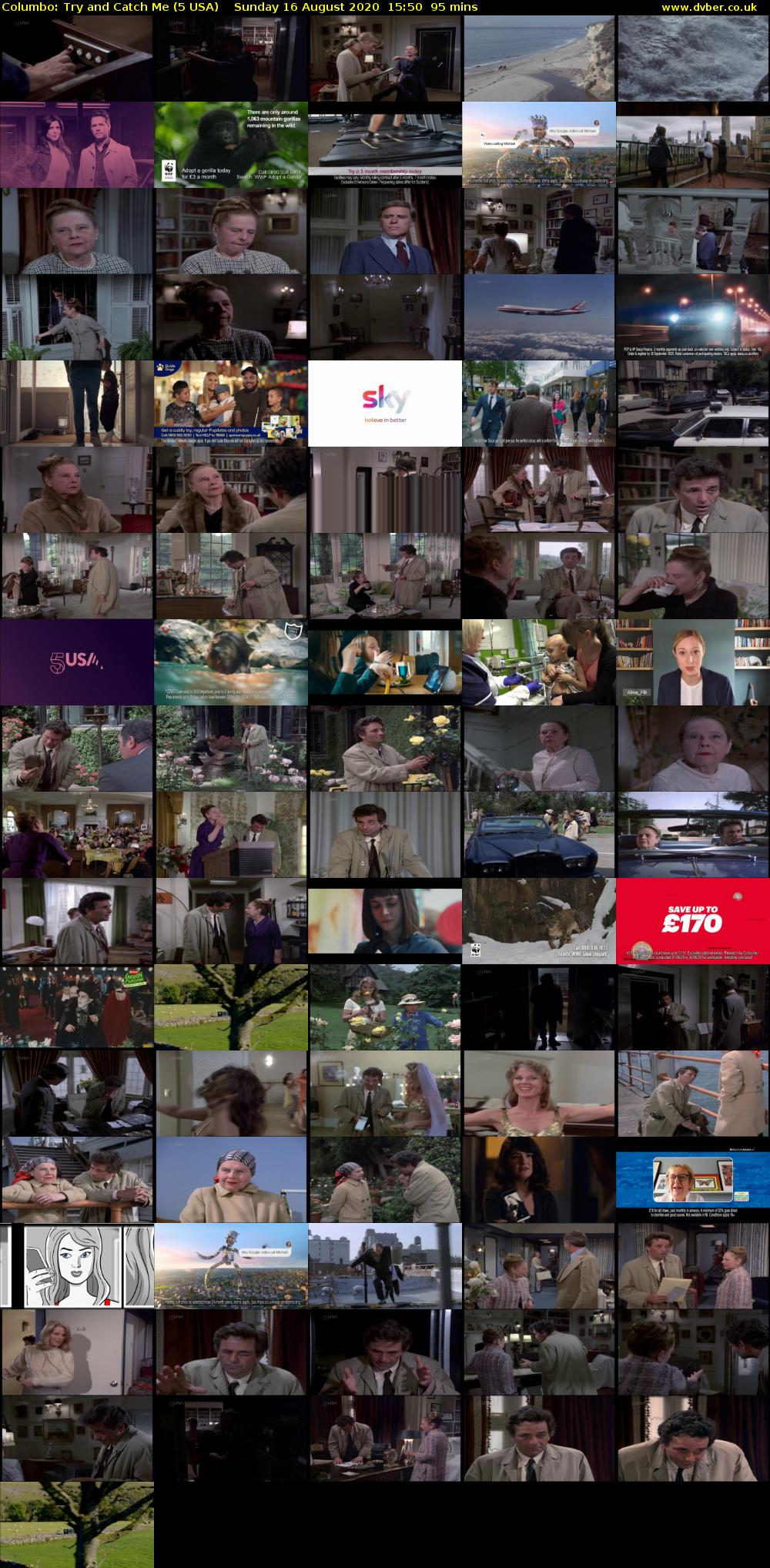 Columbo: Try and Catch Me (5 USA) Sunday 16 August 2020 15:50 - 17:25