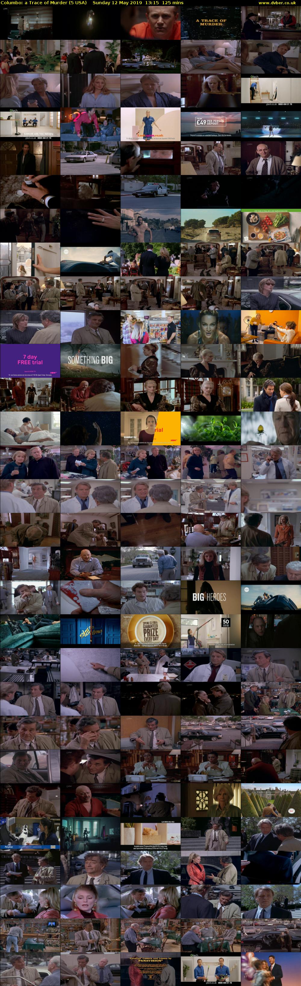 Columbo: a Trace of Murder (5 USA) Sunday 12 May 2019 13:15 - 15:20