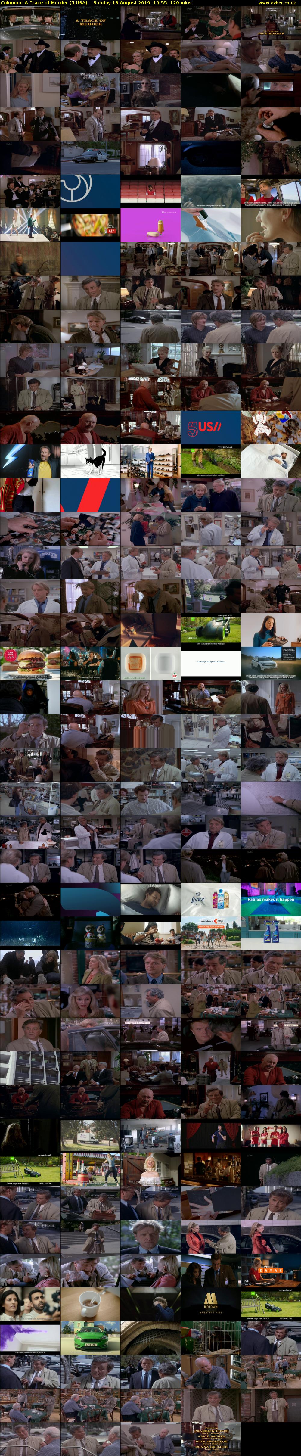 Columbo: a Trace of Murder (5 USA) Sunday 18 August 2019 16:55 - 18:55