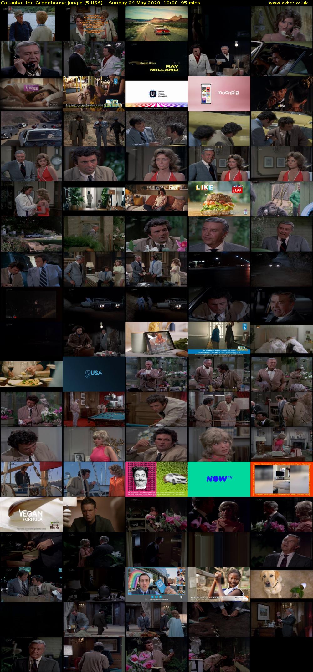 Columbo: the Greenhouse Jungle (5 USA) Sunday 24 May 2020 10:00 - 11:35