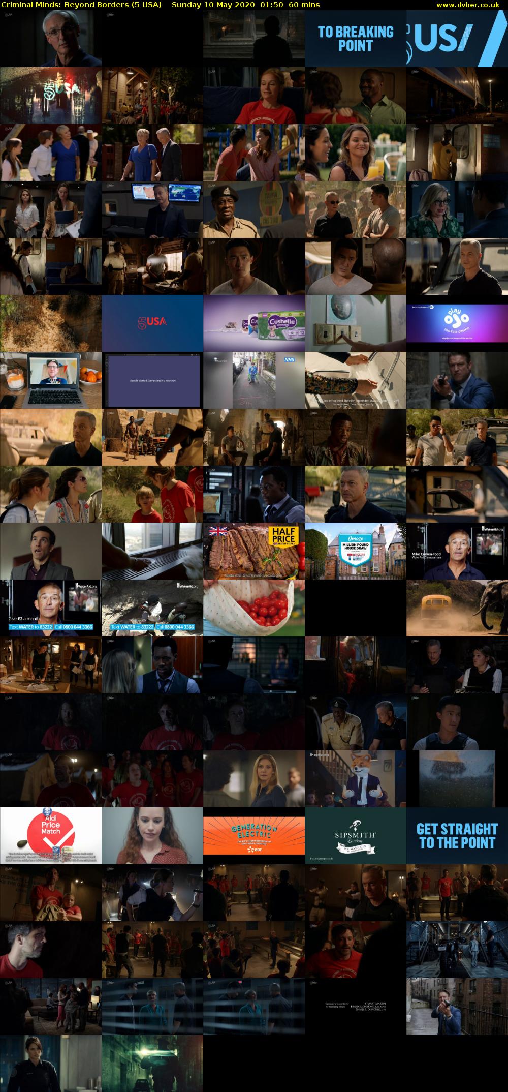 Criminal Minds: Beyond Borders (5 USA) Sunday 10 May 2020 01:50 - 02:50