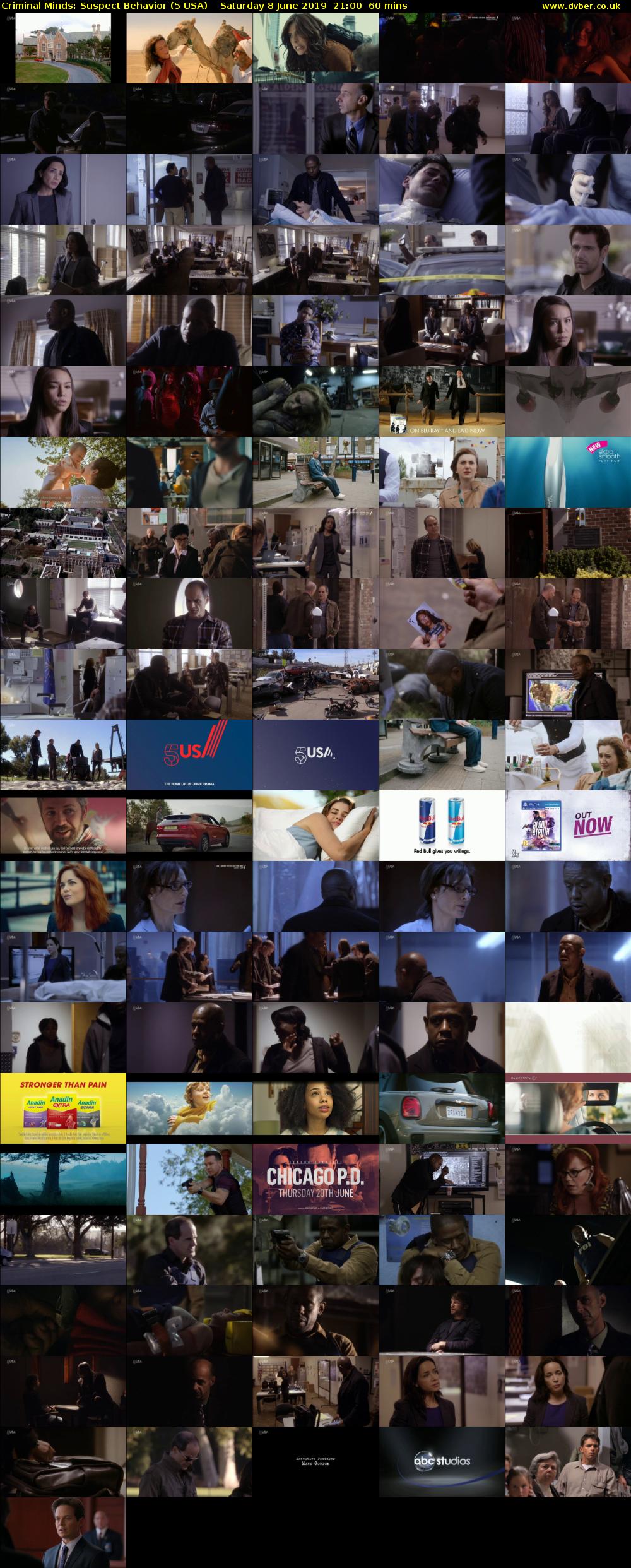 Criminal Minds: Suspect Behavior (5 USA) Saturday 8 June 2019 21:00 - 22:00