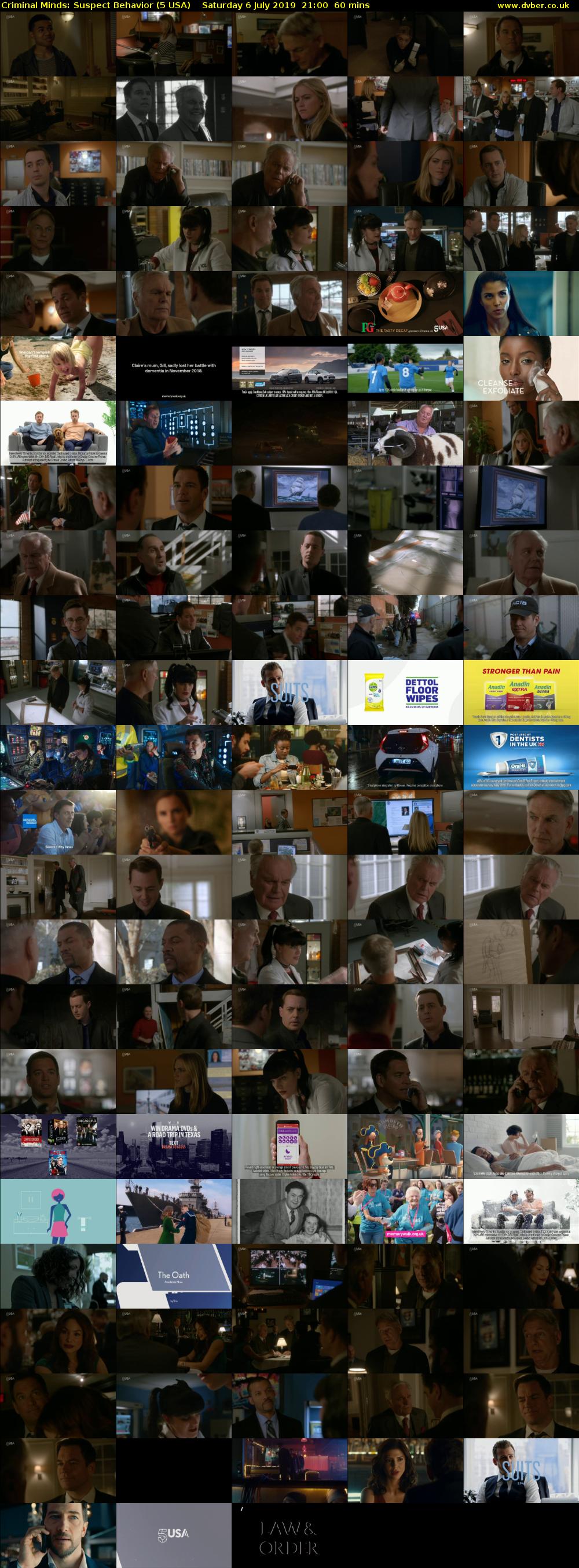 Criminal Minds: Suspect Behavior (5 USA) Saturday 6 July 2019 21:00 - 22:00