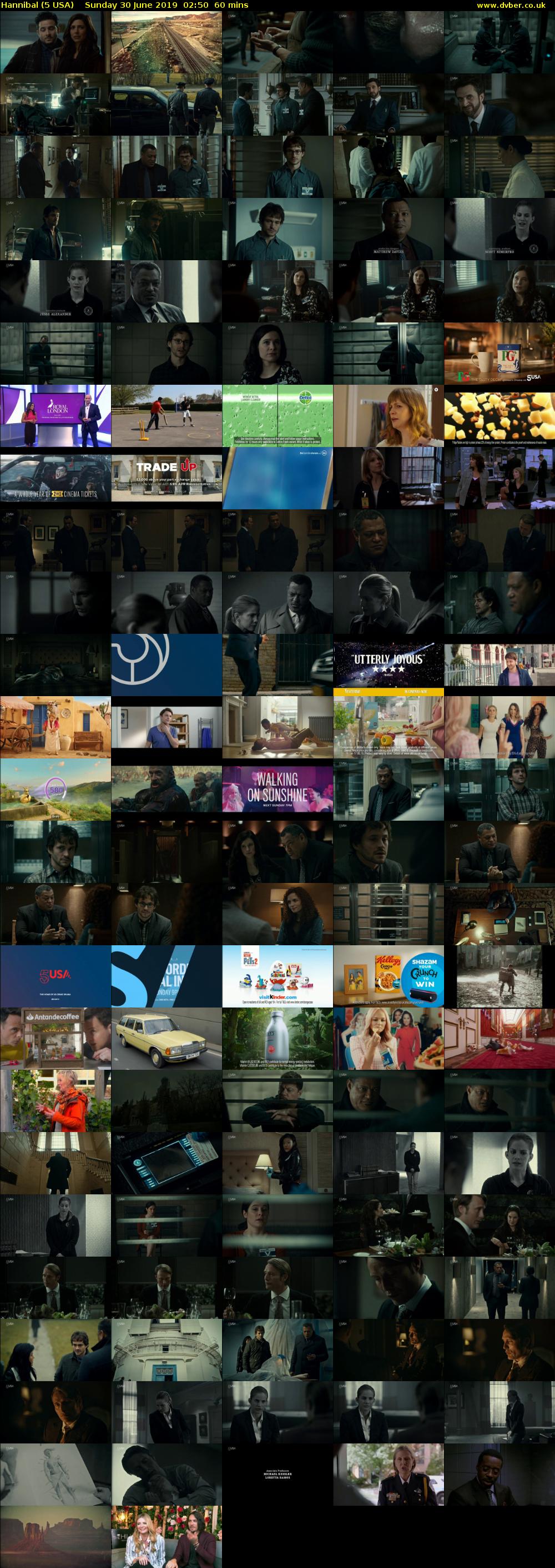Hannibal (5 USA) Sunday 30 June 2019 02:50 - 03:50
