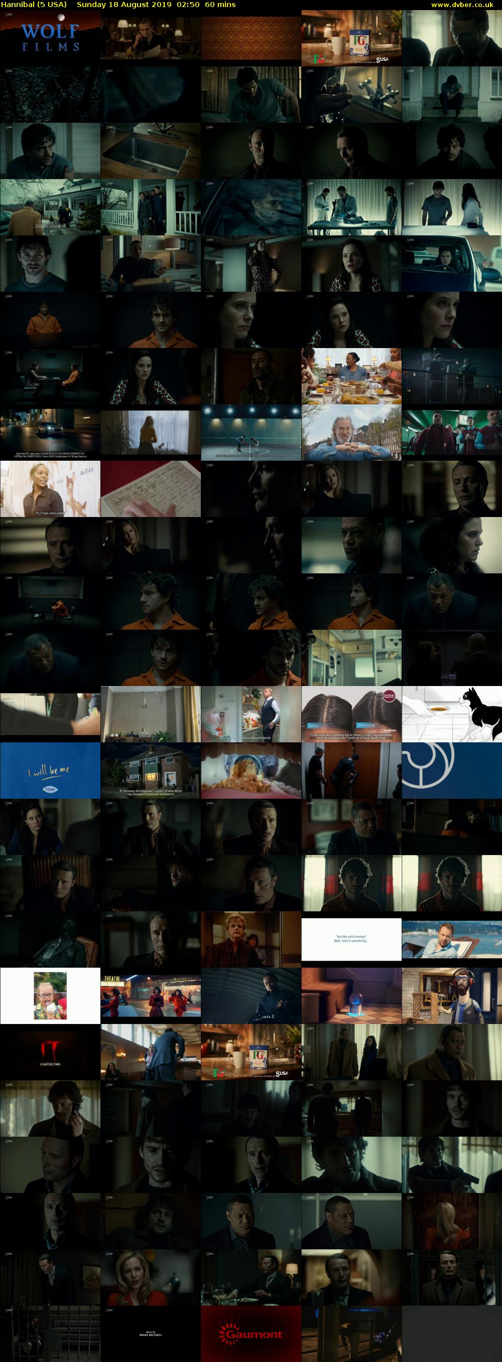 Hannibal (5 USA) Sunday 18 August 2019 02:50 - 03:50