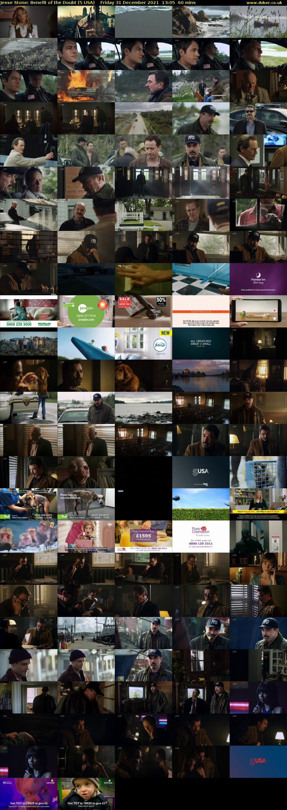 Jesse Stone: Benefit of the Doubt (5 USA) Friday 31 December 2021 13:05 - 14:05