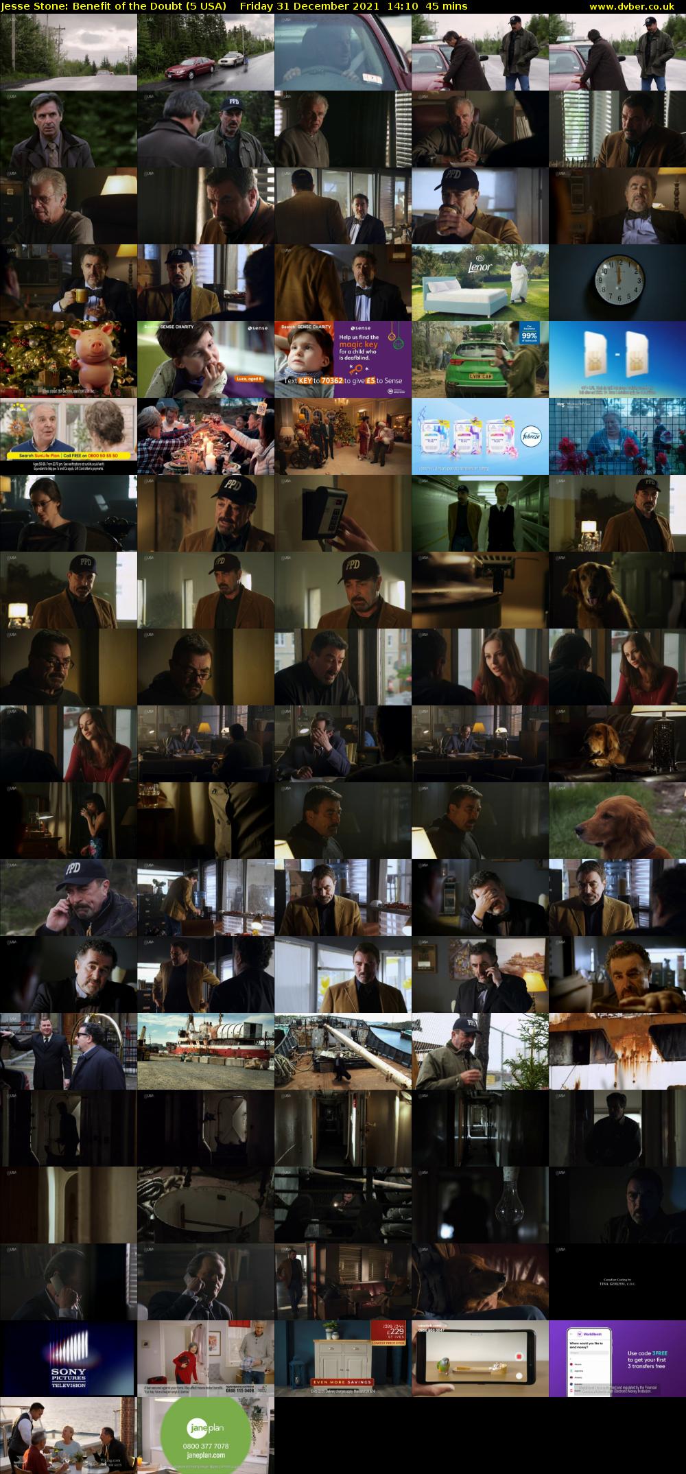 Jesse Stone: Benefit of the Doubt (5 USA) Friday 31 December 2021 14:10 - 14:55