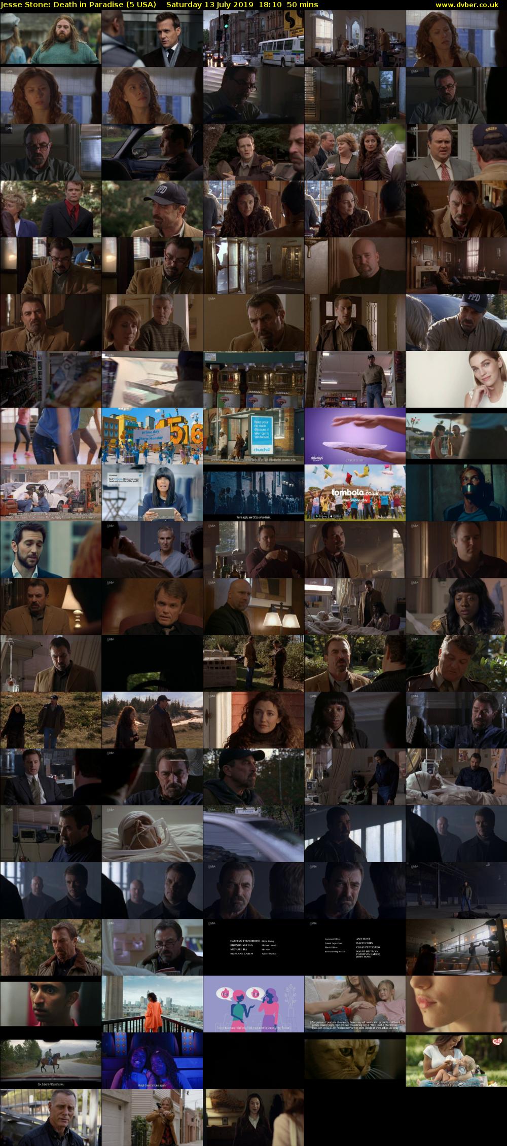 Jesse Stone: Death in Paradise (5 USA) Saturday 13 July 2019 18:10 - 19:00