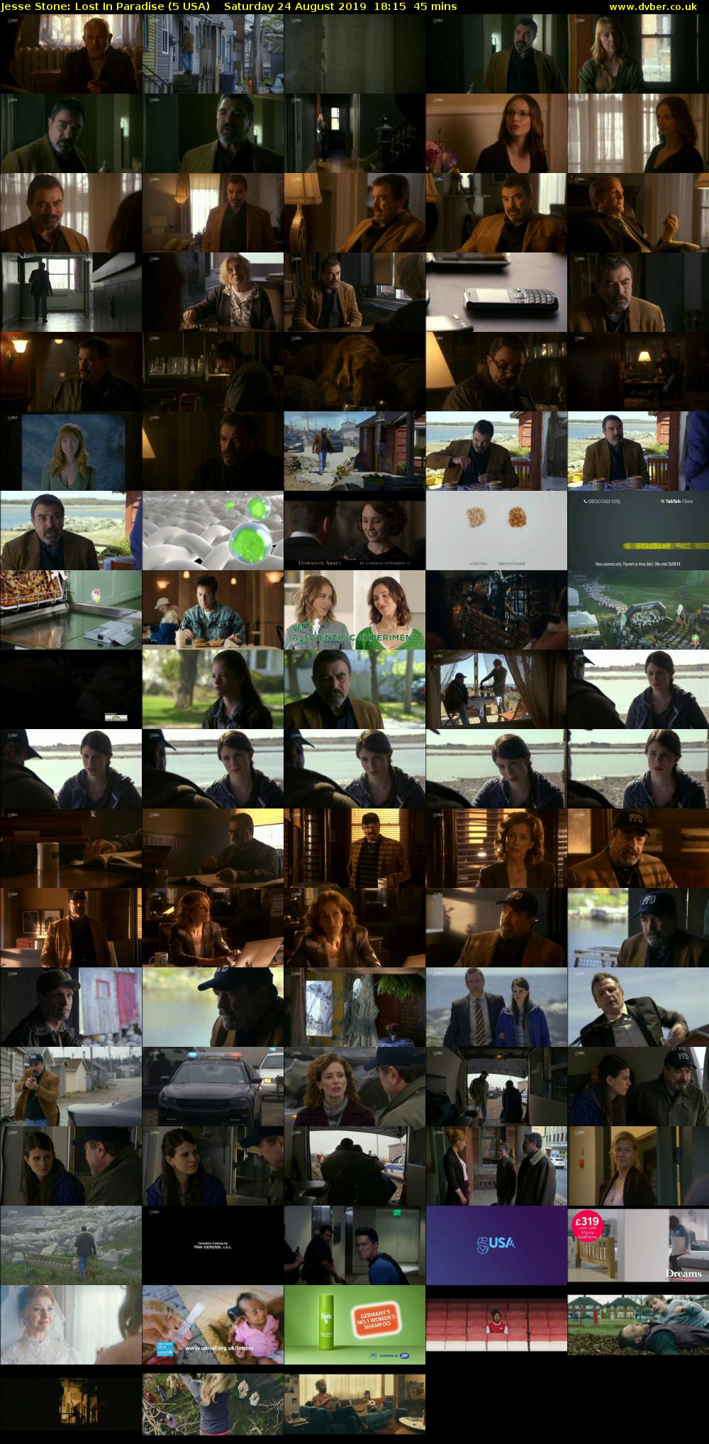 Jesse Stone: Lost In Paradise (5 USA) Saturday 24 August 2019 18:15 - 19:00