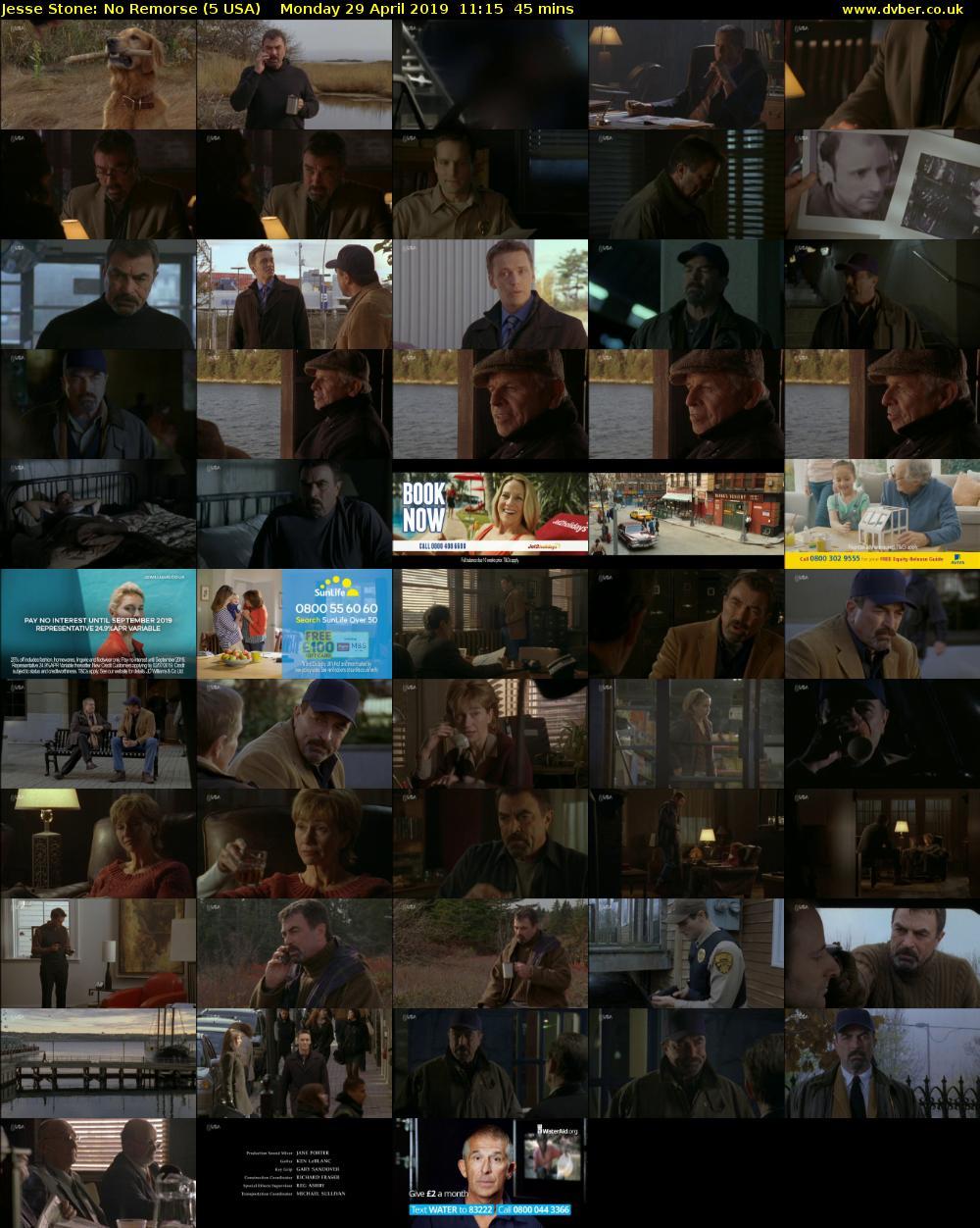 Jesse Stone: No Remorse (5 USA) Monday 29 April 2019 11:15 - 12:00