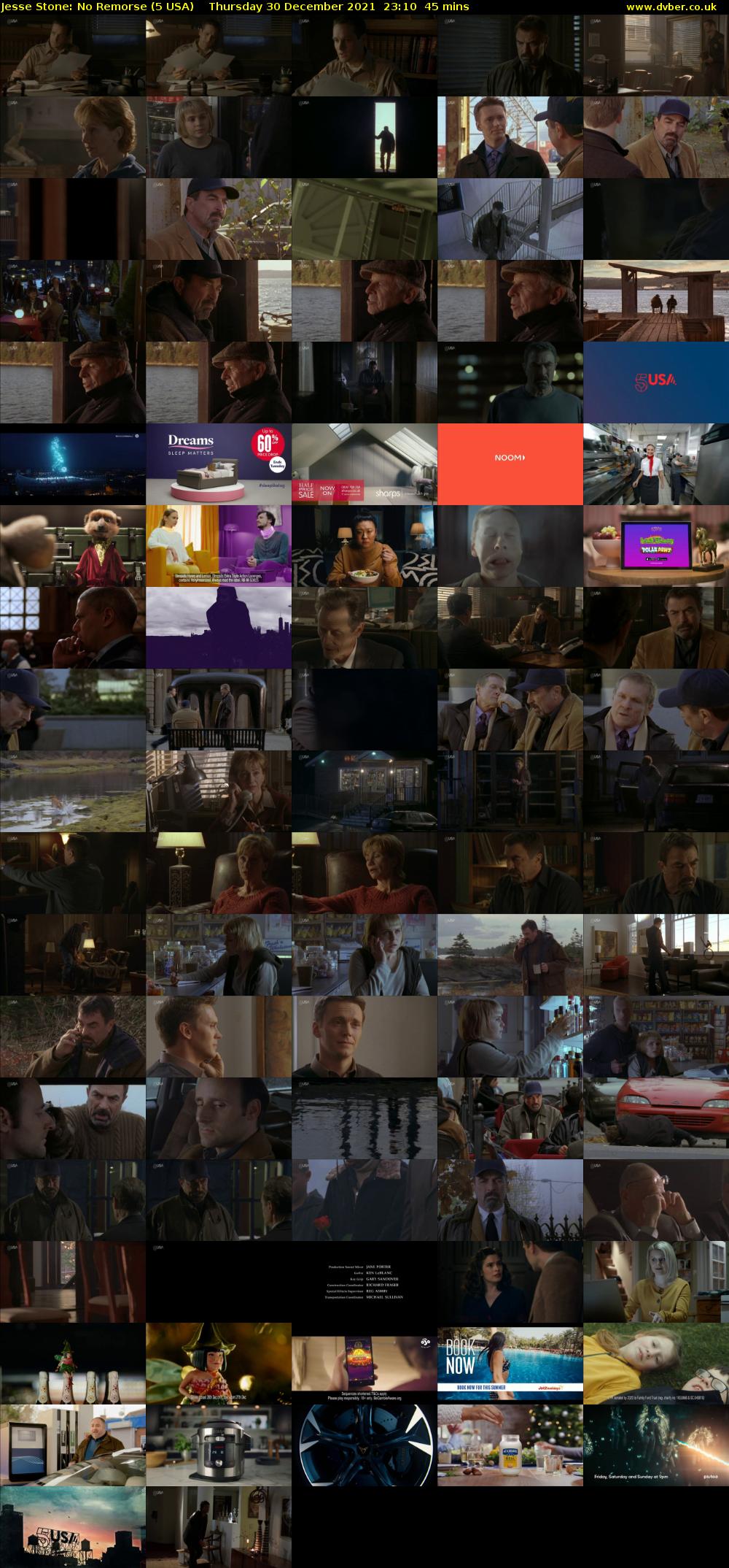 Jesse Stone: No Remorse (5 USA) Thursday 30 December 2021 23:10 - 23:55