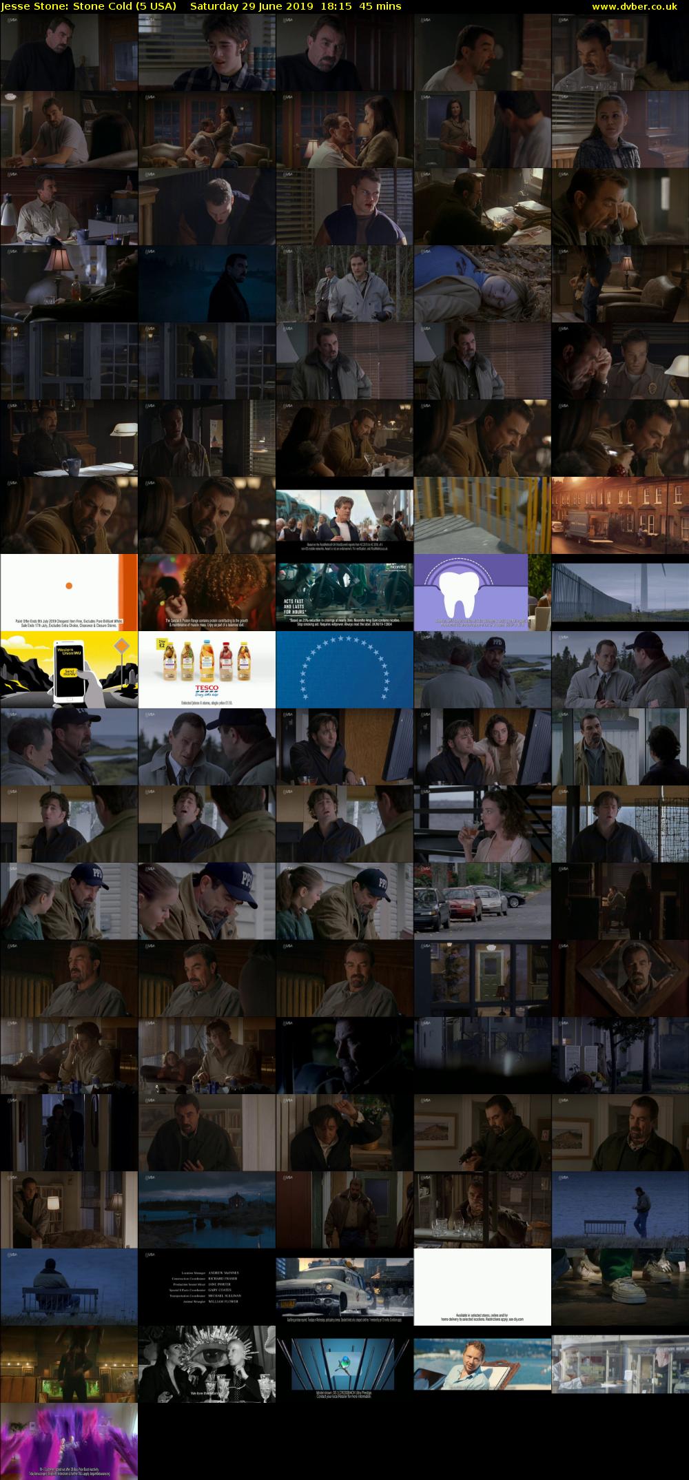Jesse Stone: Stone Cold (5 USA) Saturday 29 June 2019 18:15 - 19:00