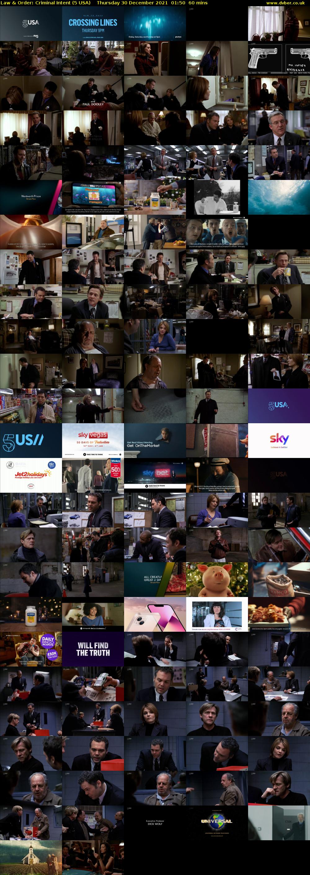 Law & Order: Criminal Intent (5 USA) Thursday 30 December 2021 01:50 - 02:50