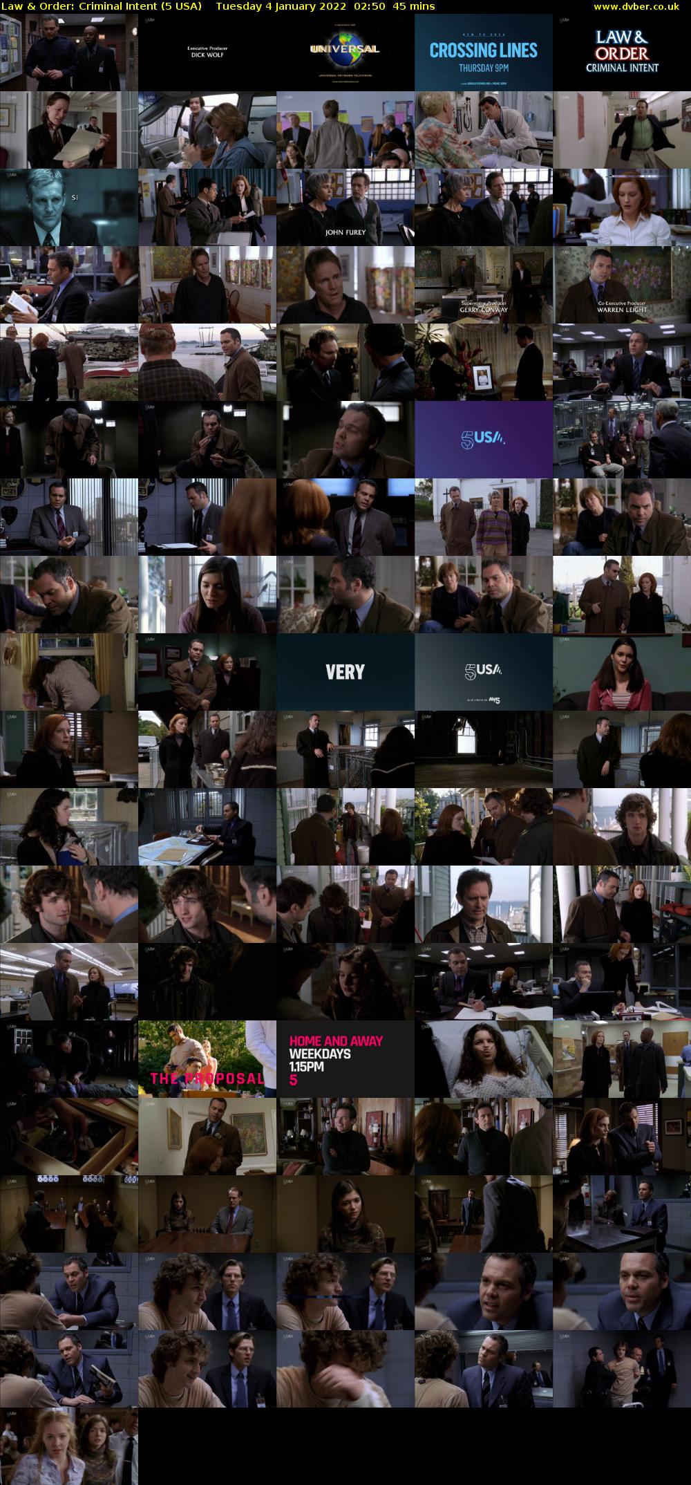 Law & Order: Criminal Intent (5 USA) Tuesday 4 January 2022 02:50 - 03:35