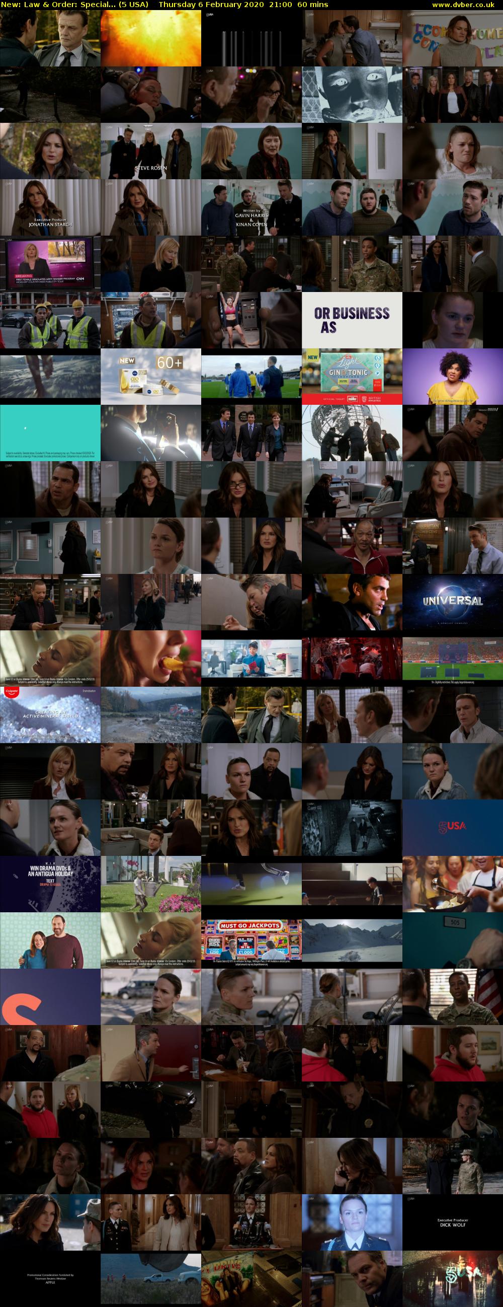 Law & Order: Special... (5 USA) Thursday 6 February 2020 21:00 - 22:00