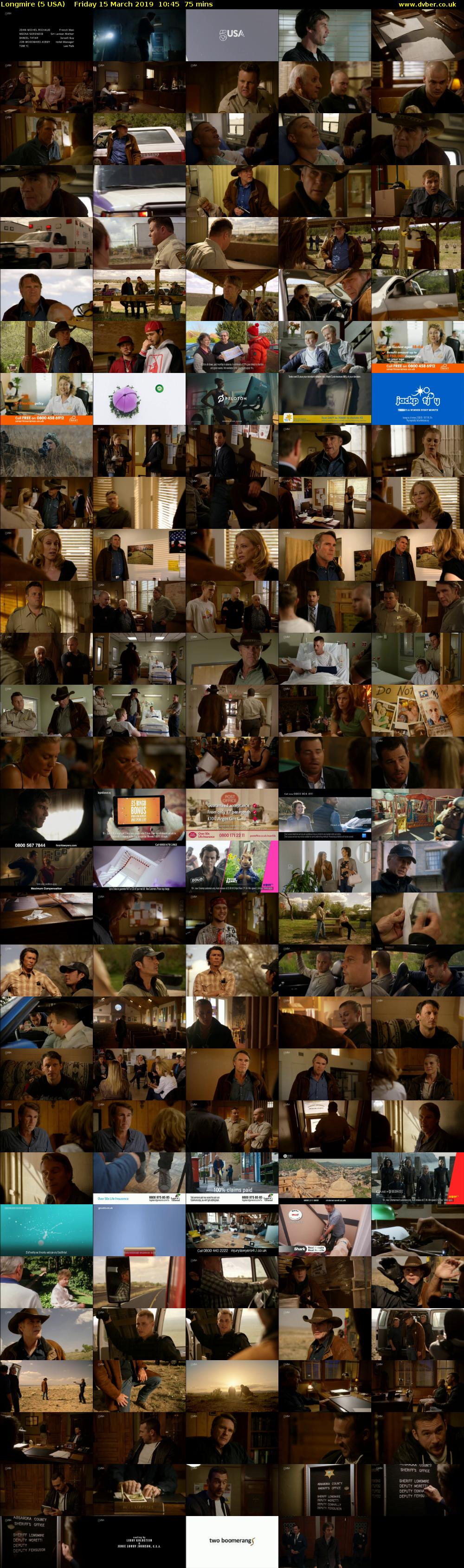 Longmire (5 USA) Friday 15 March 2019 10:45 - 12:00