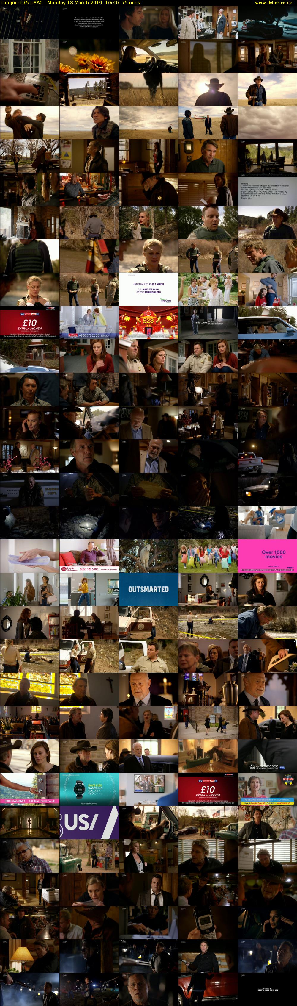 Longmire (5 USA) Monday 18 March 2019 10:40 - 11:55