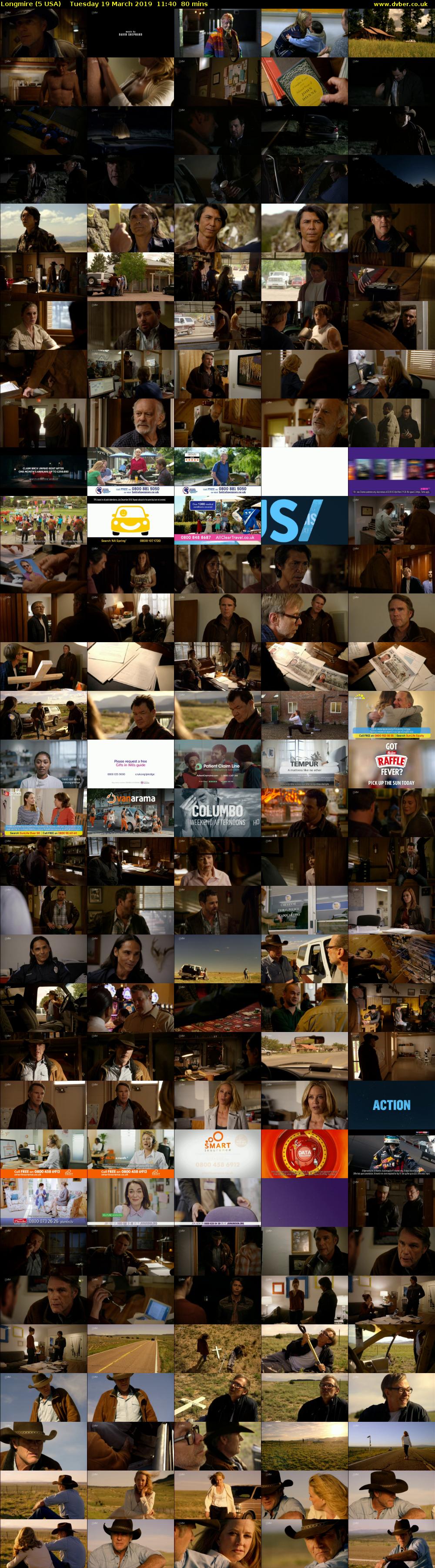 Longmire (5 USA) Tuesday 19 March 2019 11:40 - 13:00