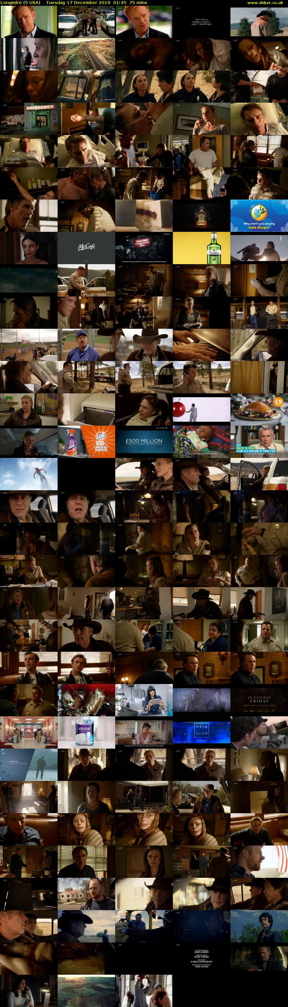 Longmire (5 USA) Tuesday 17 December 2019 01:45 - 03:00