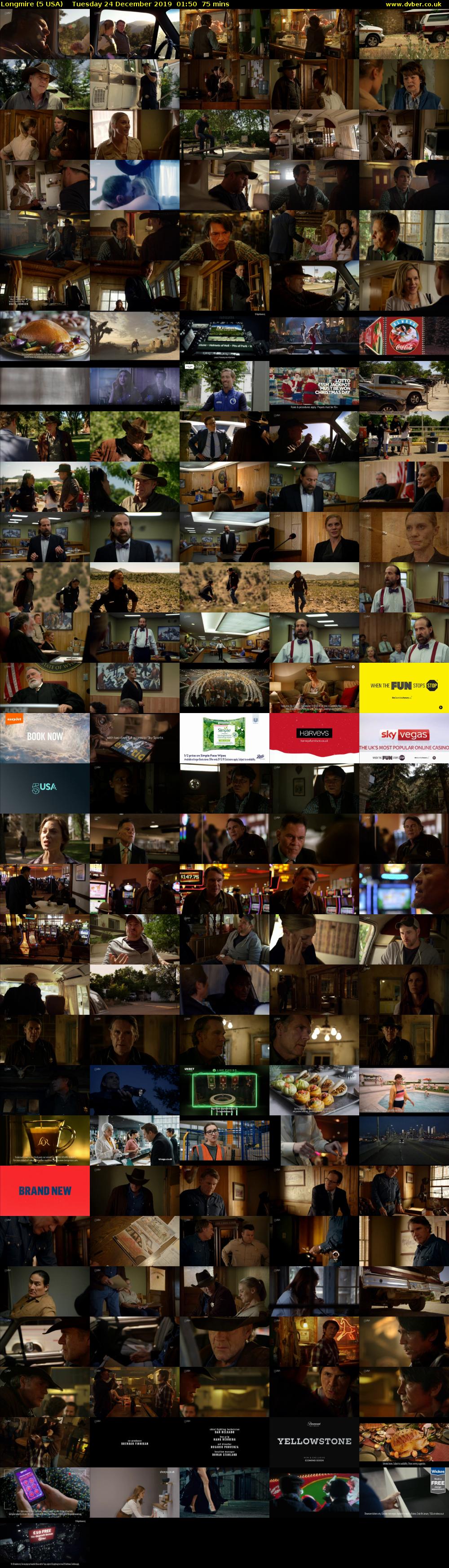 Longmire (5 USA) Tuesday 24 December 2019 01:50 - 03:05