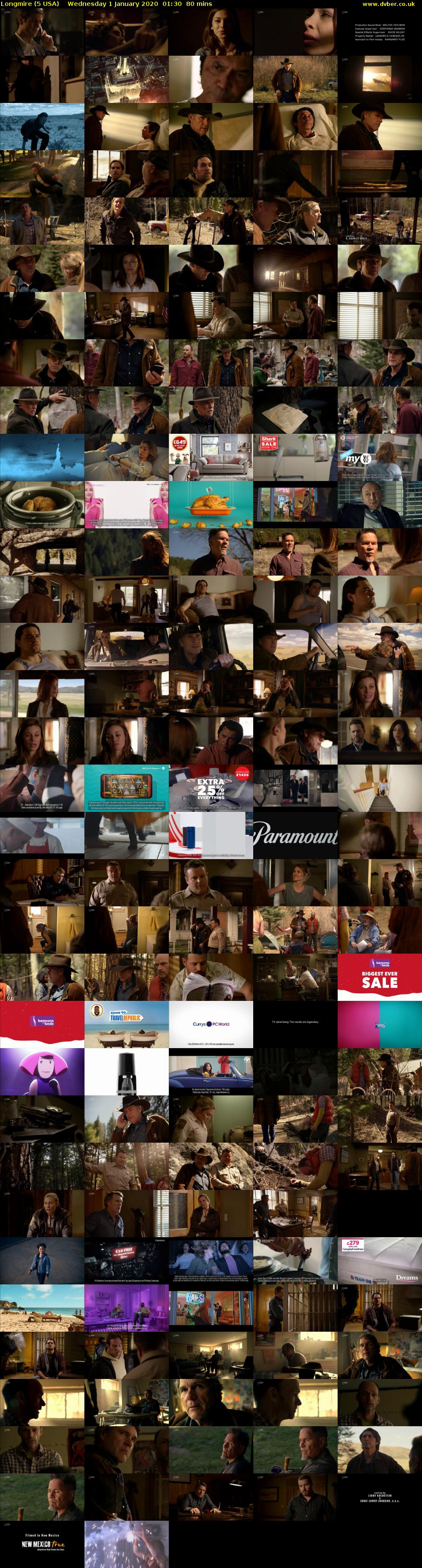 Longmire (5 USA) Wednesday 1 January 2020 01:30 - 02:50