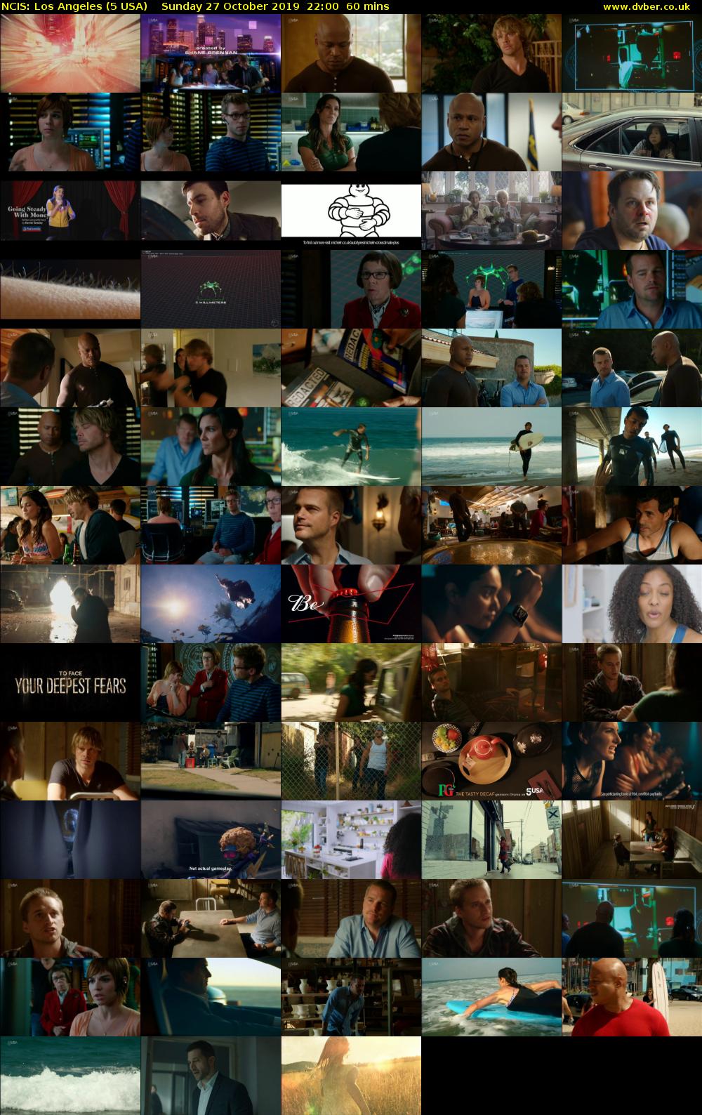 NCIS: Los Angeles (5 USA) Sunday 27 October 2019 22:00 - 23:00