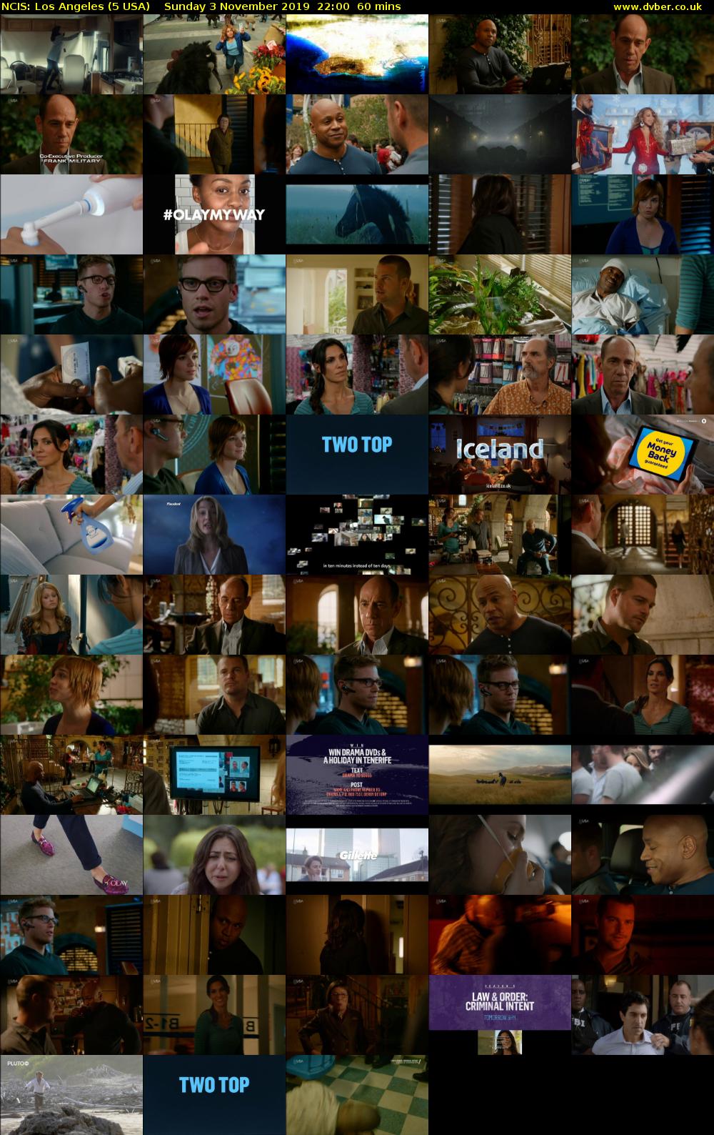 NCIS: Los Angeles (5 USA) Sunday 3 November 2019 22:00 - 23:00