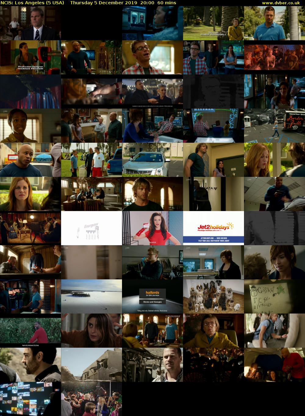 NCIS: Los Angeles (5 USA) Thursday 5 December 2019 20:00 - 21:00