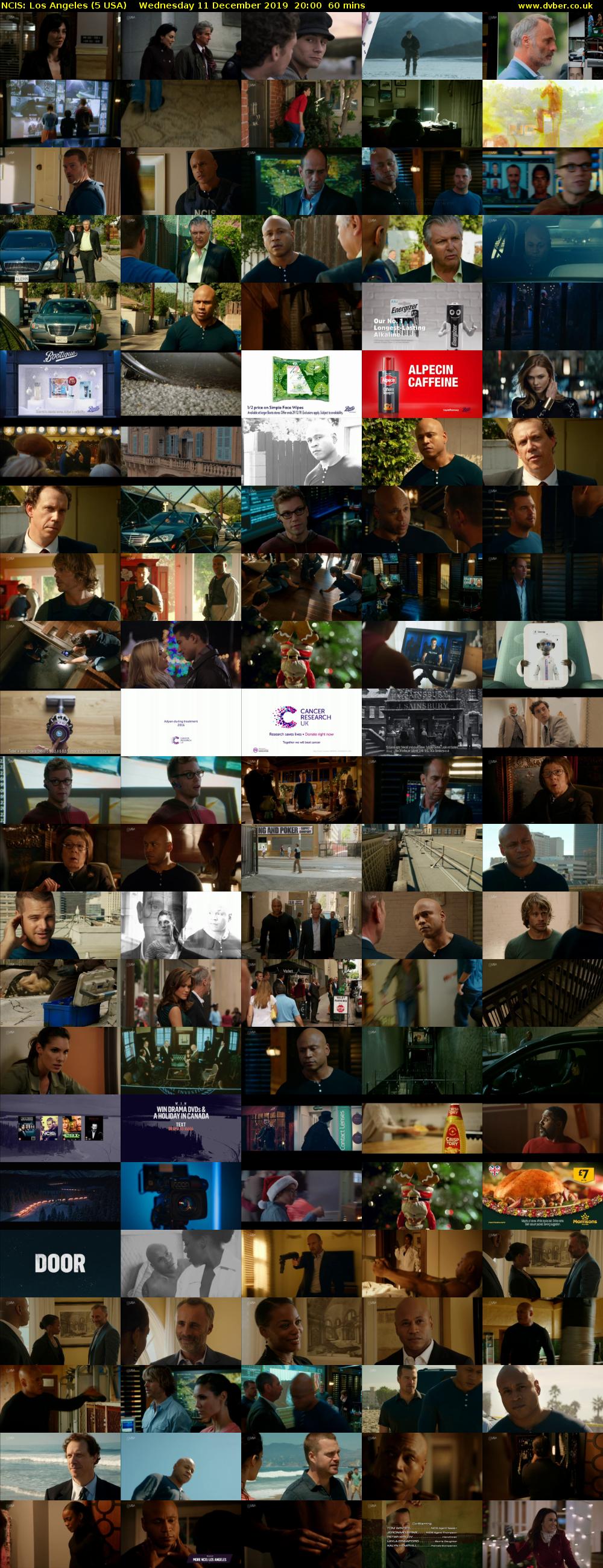 NCIS: Los Angeles (5 USA) Wednesday 11 December 2019 20:00 - 21:00