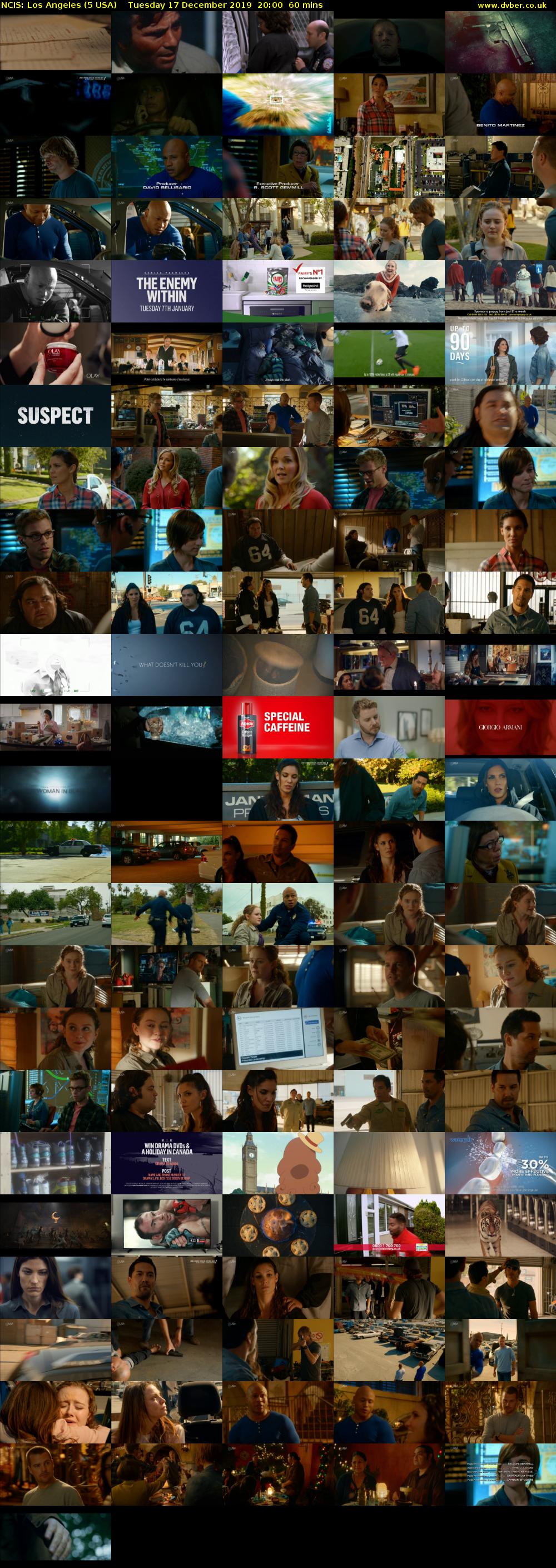 NCIS: Los Angeles (5 USA) Tuesday 17 December 2019 20:00 - 21:00