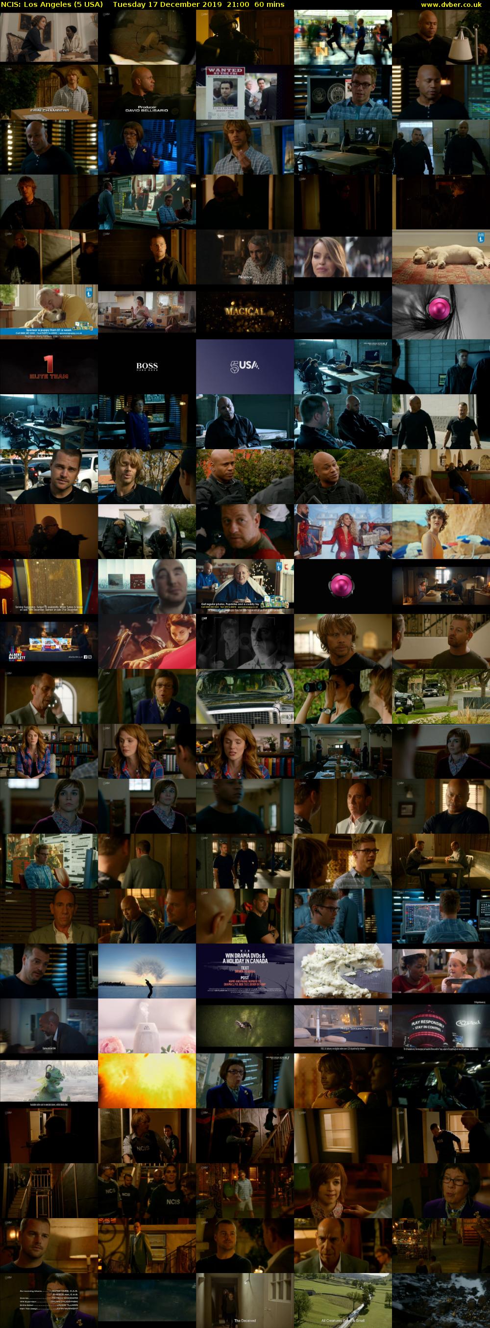 NCIS: Los Angeles (5 USA) Tuesday 17 December 2019 21:00 - 22:00