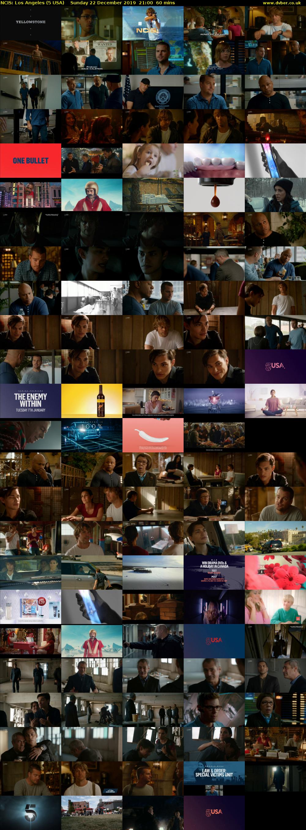 NCIS: Los Angeles (5 USA) Sunday 22 December 2019 21:00 - 22:00