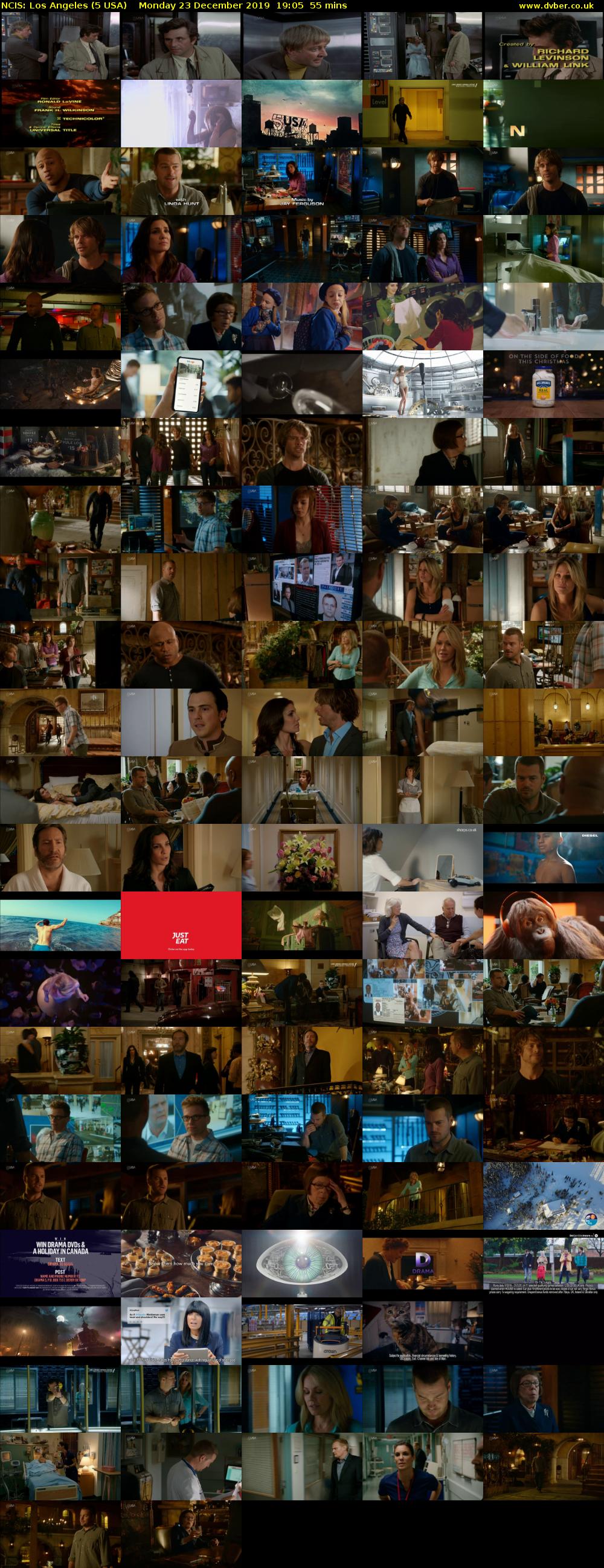 NCIS: Los Angeles (5 USA) Monday 23 December 2019 19:05 - 20:00