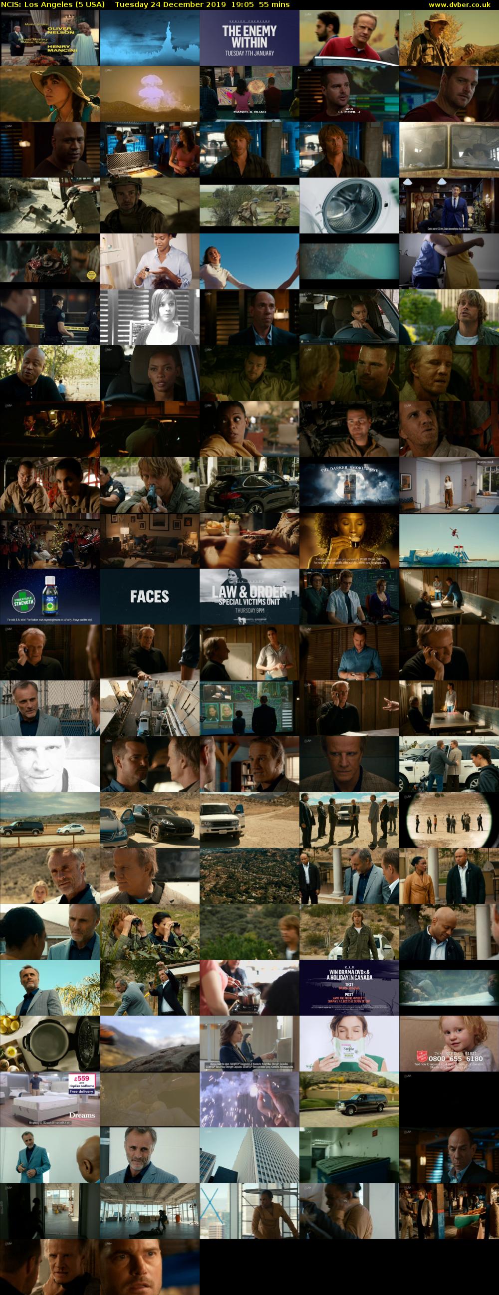 NCIS: Los Angeles (5 USA) Tuesday 24 December 2019 19:05 - 20:00