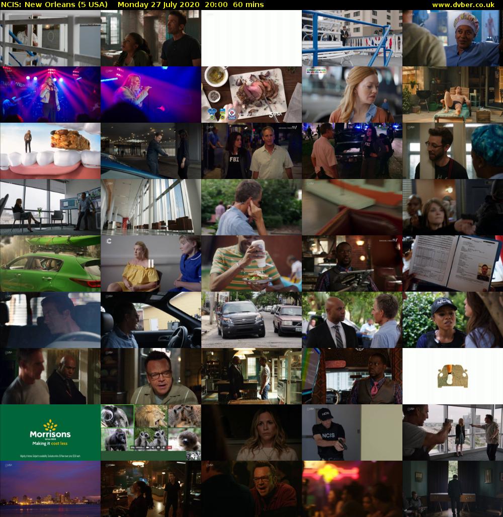 NCIS: New Orleans (5 USA) Monday 27 July 2020 20:00 - 21:00