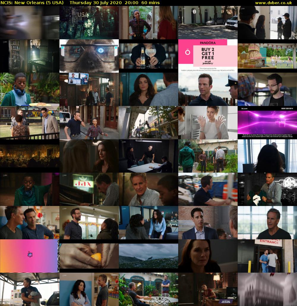 NCIS: New Orleans (5 USA) Thursday 30 July 2020 20:00 - 21:00