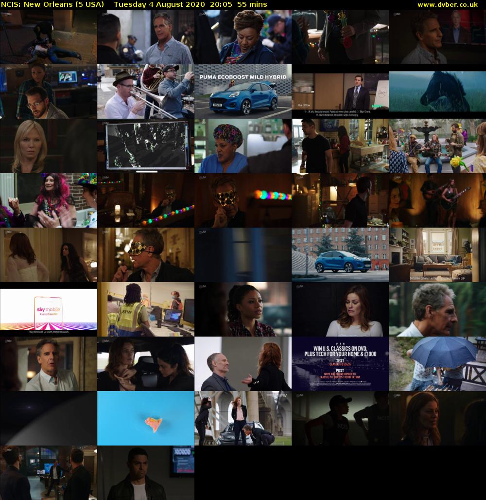NCIS: New Orleans (5 USA) Tuesday 4 August 2020 20:05 - 21:00