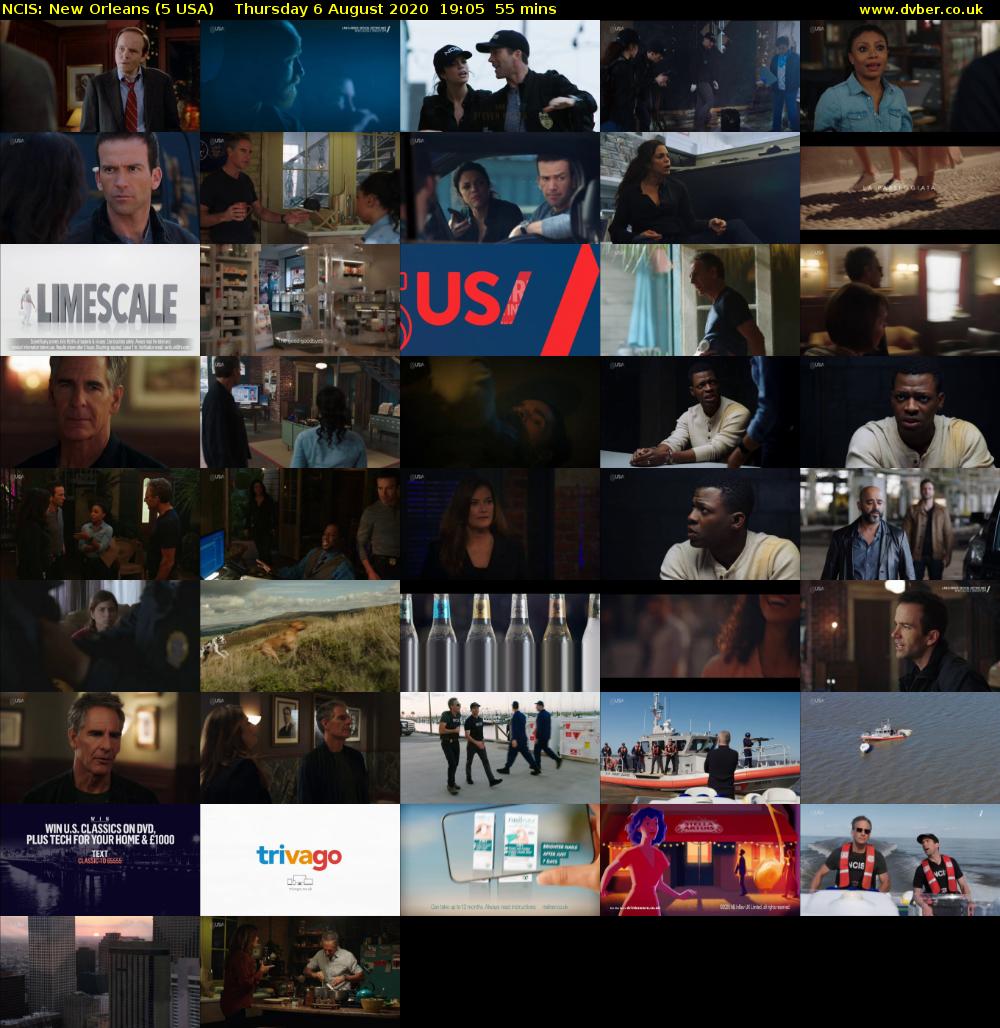 NCIS: New Orleans (5 USA) Thursday 6 August 2020 19:05 - 20:00