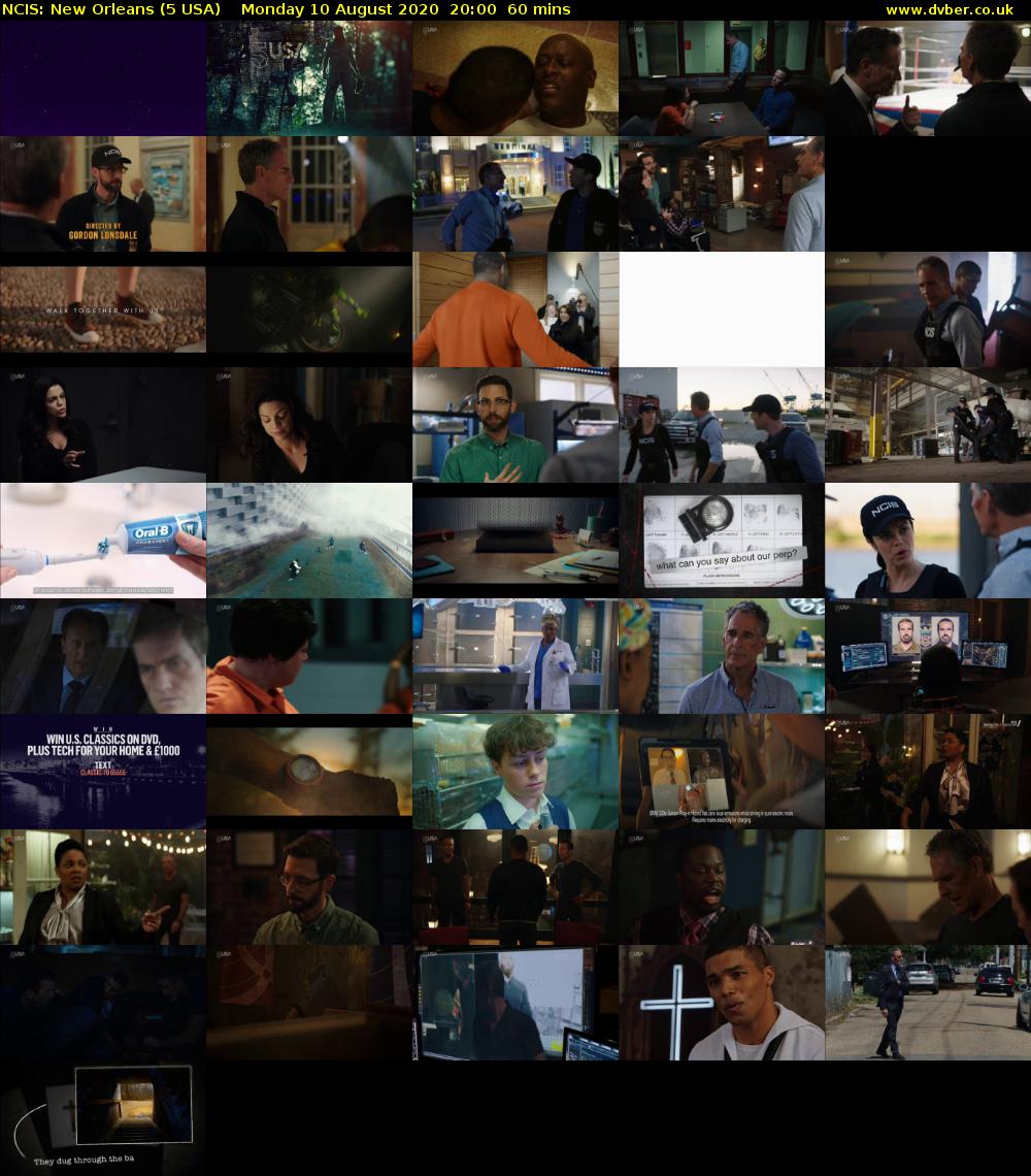NCIS: New Orleans (5 USA) Monday 10 August 2020 20:00 - 21:00