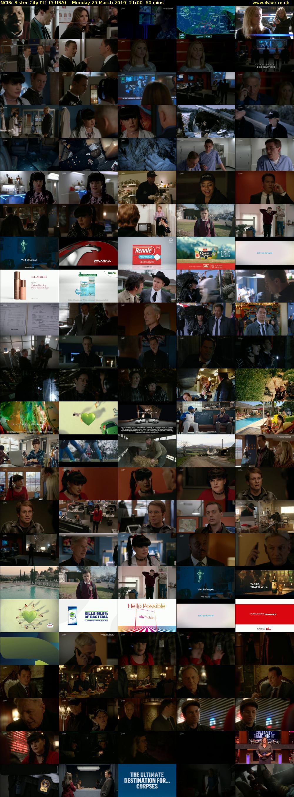 NCIS: Sister City Pt1 (5 USA) Monday 25 March 2019 21:00 - 22:00