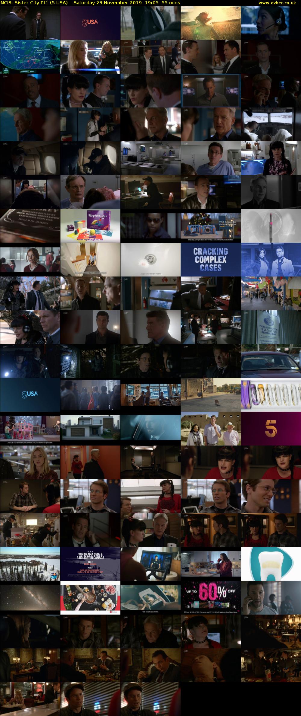 NCIS: Sister City Pt1 (5 USA) Saturday 23 November 2019 19:05 - 20:00