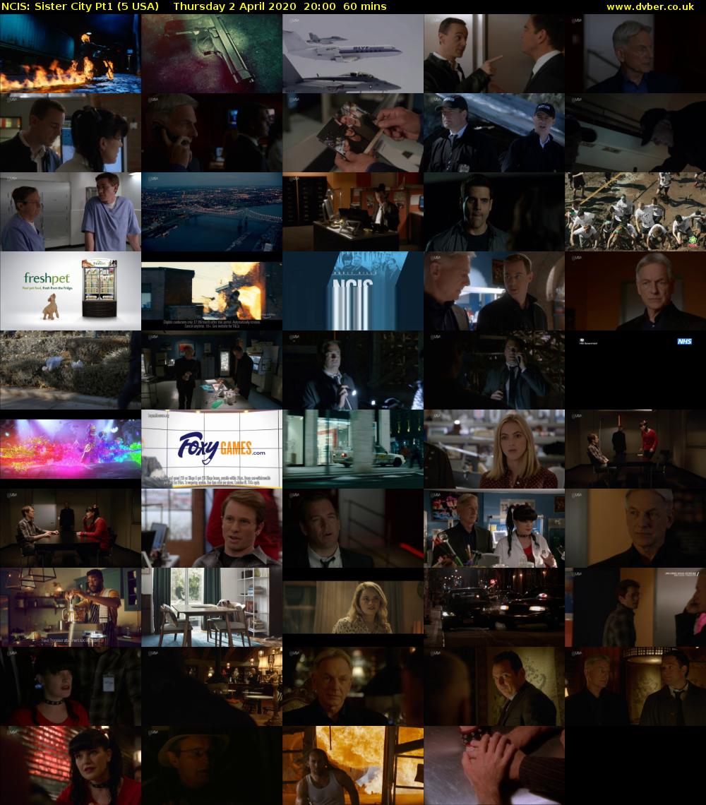 NCIS: Sister City Pt1 (5 USA) Thursday 2 April 2020 20:00 - 21:00