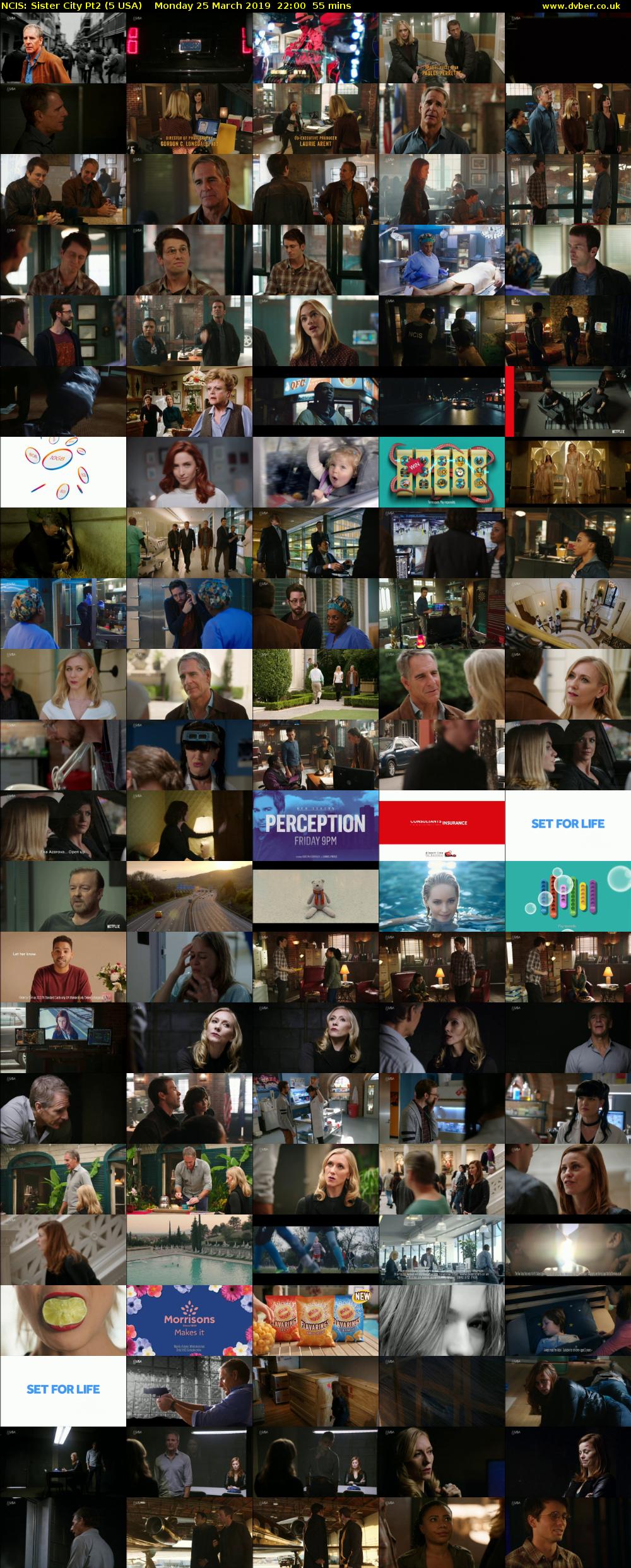 NCIS: Sister City Pt2 (5 USA) Monday 25 March 2019 22:00 - 22:55