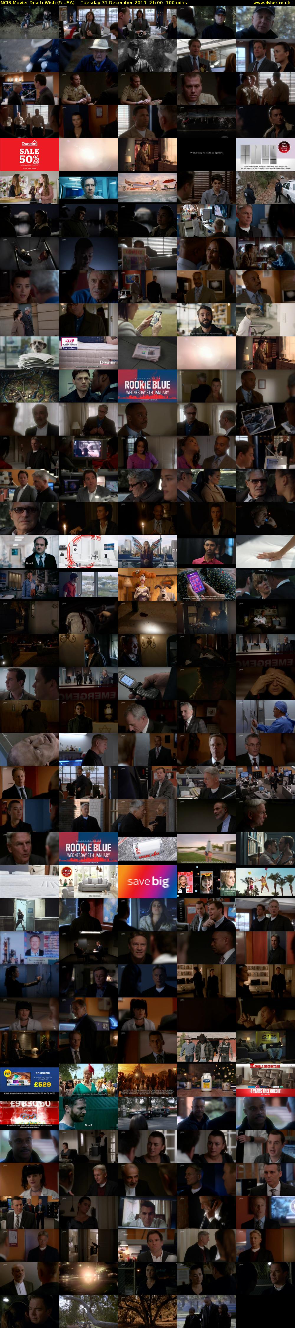 NCIS Movie: Death Wish (5 USA) Tuesday 31 December 2019 21:00 - 22:40