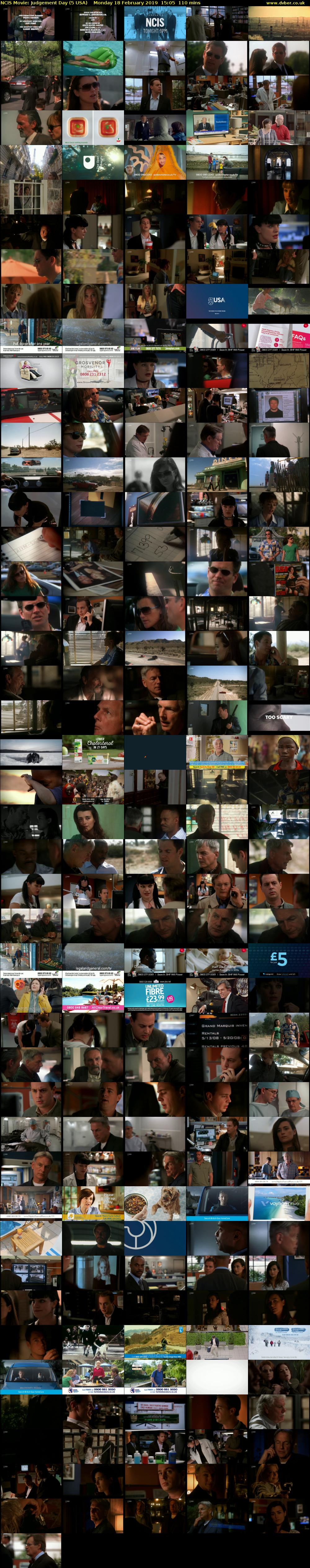 NCIS Movie: Judgement Day (5 USA) Monday 18 February 2019 15:05 - 16:55